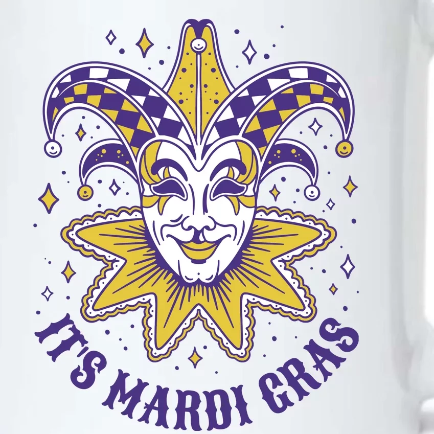 It's Mardi Gras Holiday Festival Black Color Changing Mug