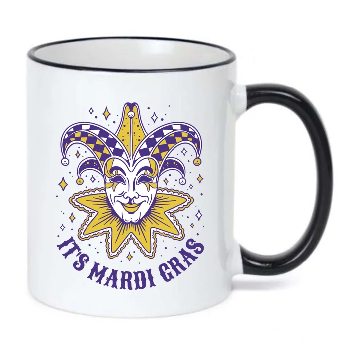 It's Mardi Gras Holiday Festival Black Color Changing Mug