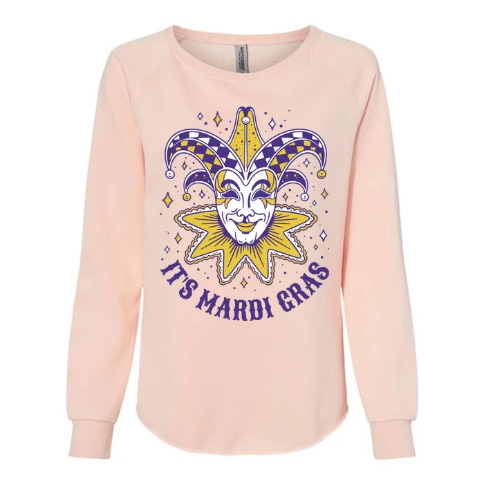 It's Mardi Gras Holiday Festival Womens California Wash Sweatshirt