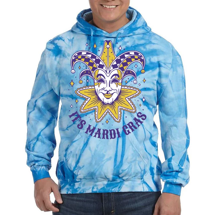 It's Mardi Gras Holiday Festival Tie Dye Hoodie