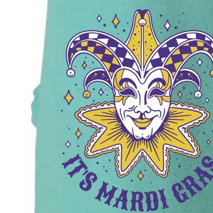 It's Mardi Gras Holiday Festival Doggie 3-End Fleece Hoodie