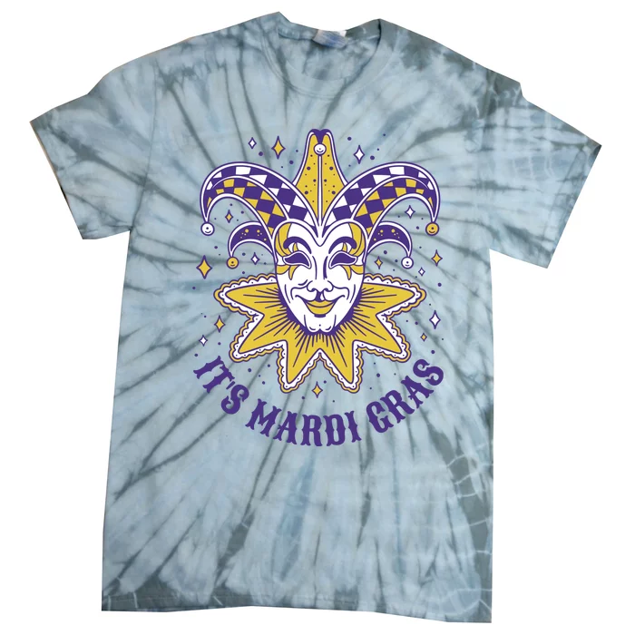 It's Mardi Gras Holiday Festival Tie-Dye T-Shirt