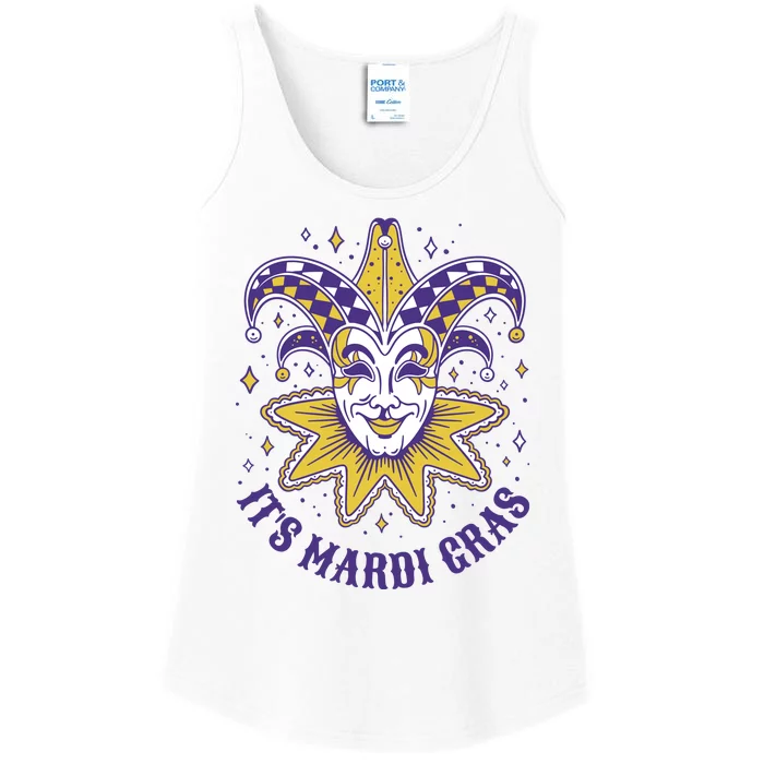 It's Mardi Gras Holiday Festival Ladies Essential Tank