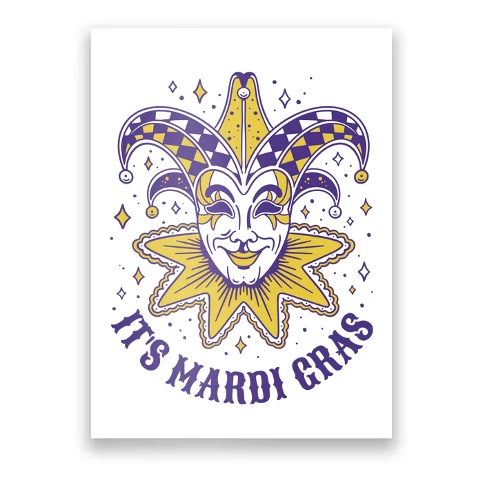 It's Mardi Gras Holiday Festival Poster