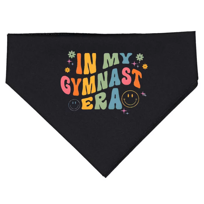 In My Gymnast Era Sports Gym Gymnastics Lover Gymnast USA-Made Doggie Bandana