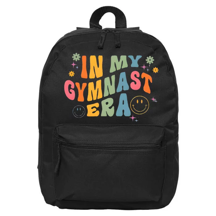 In My Gymnast Era Sports Gym Gymnastics Lover Gymnast 16 in Basic Backpack