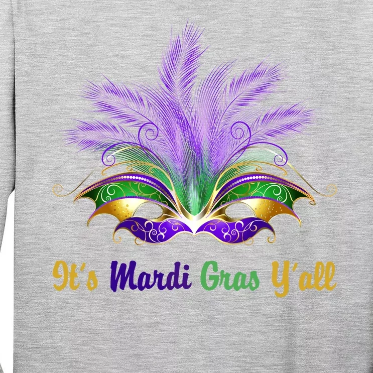 It's Mardi Gras Y'all Festive Party Tall Long Sleeve T-Shirt