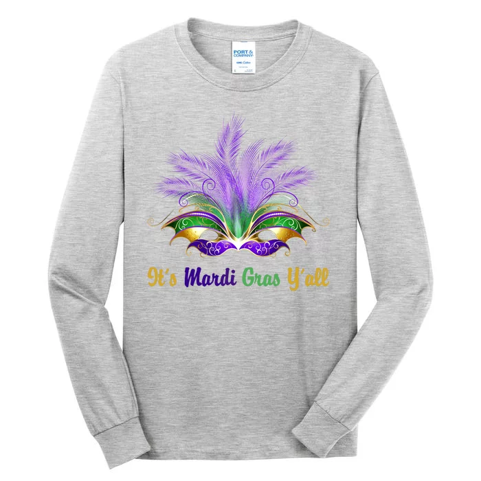 It's Mardi Gras Y'all Festive Party Tall Long Sleeve T-Shirt