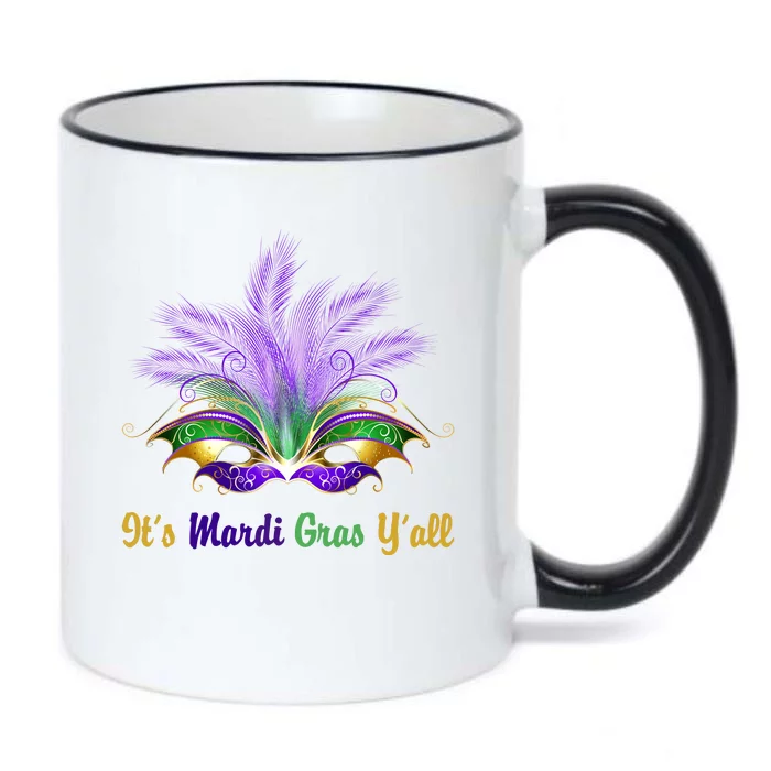 It's Mardi Gras Y'all Festive Party Black Color Changing Mug