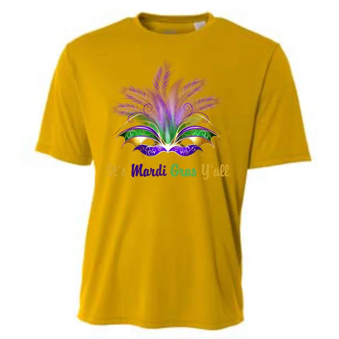 It's Mardi Gras Y'all Festive Party Cooling Performance Crew T-Shirt