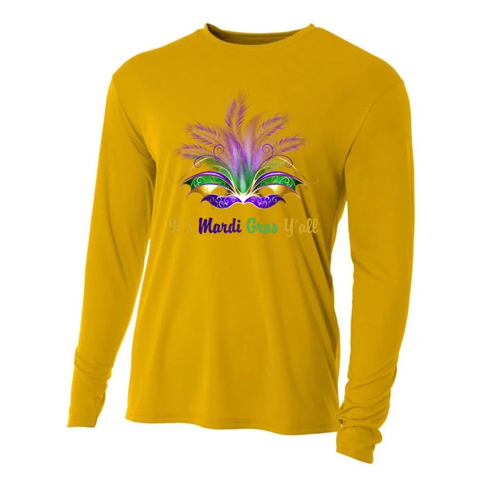 It's Mardi Gras Y'all Festive Party Cooling Performance Long Sleeve Crew