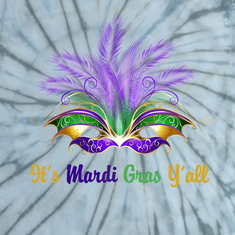 It's Mardi Gras Y'all Festive Party Tie-Dye T-Shirt