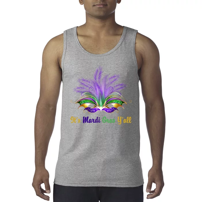 It's Mardi Gras Y'all Festive Party Tank Top