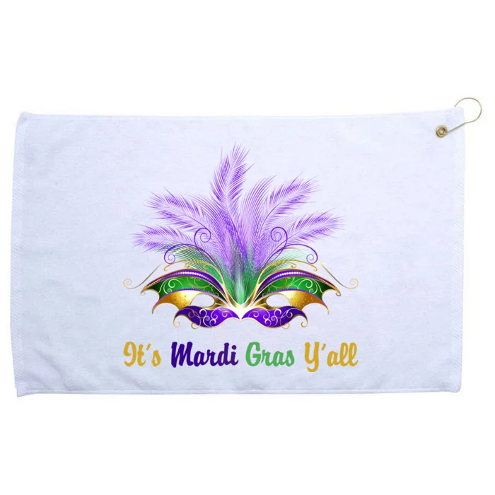 It's Mardi Gras Y'all Festive Party Grommeted Golf Towel