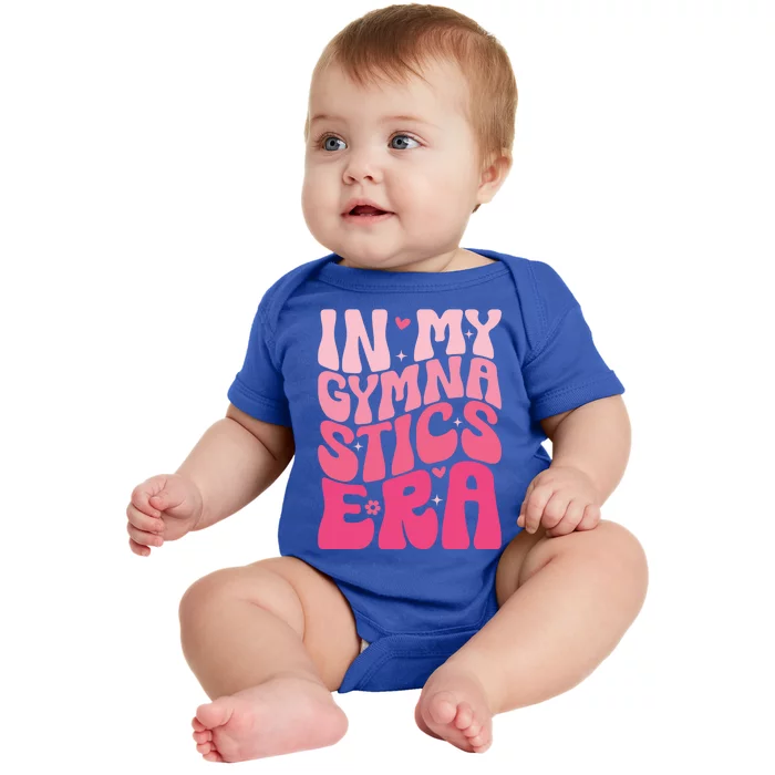 In My Gymnastics Era Groovy Gymnastics Birthday Gift Baby Bodysuit