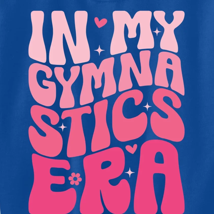 In My Gymnastics Era Groovy Gymnastics Birthday Gift Kids Sweatshirt