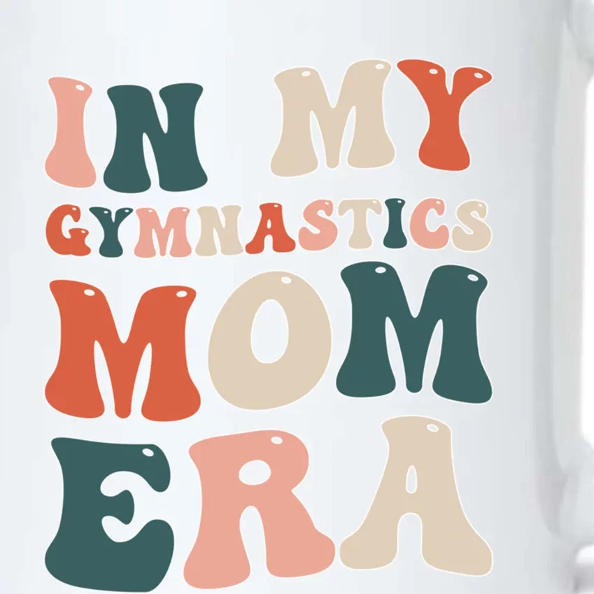 In My Gymnastics Mom Era Gift Black Color Changing Mug