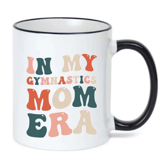 In My Gymnastics Mom Era Gift Black Color Changing Mug