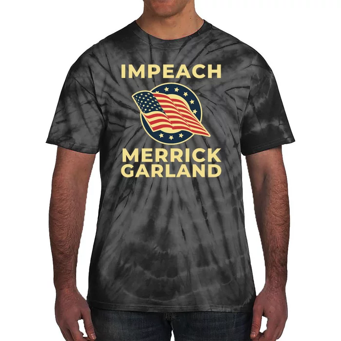 Impeach Merrick Garland Defund The FBI Conservative Tie-Dye T-Shirt