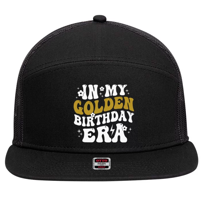 In My Golden Birthday Era 7 Panel Mesh Trucker Snapback Hat