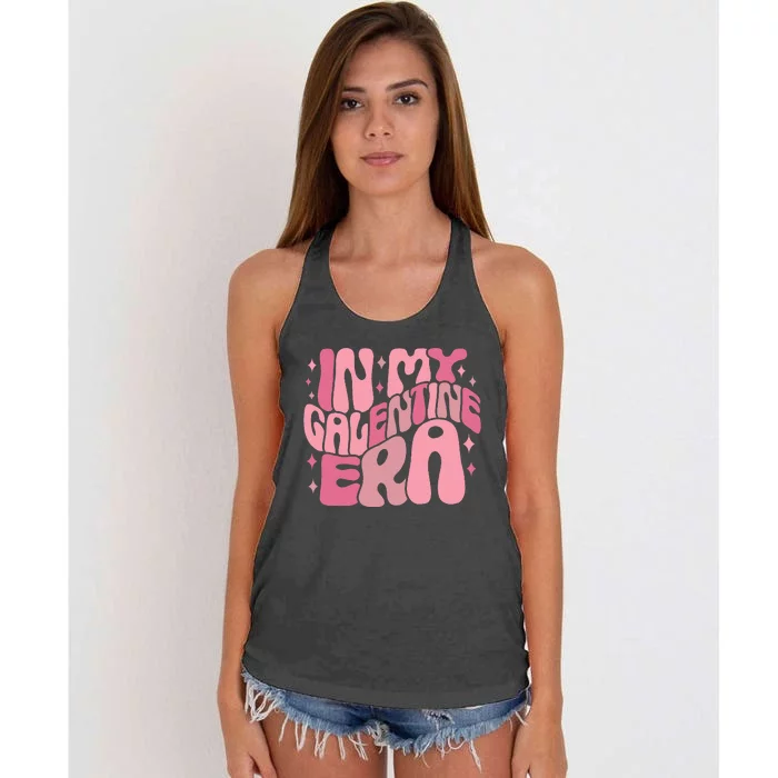 In My Galentine Era Funny GalentineS Day Women's Knotted Racerback Tank