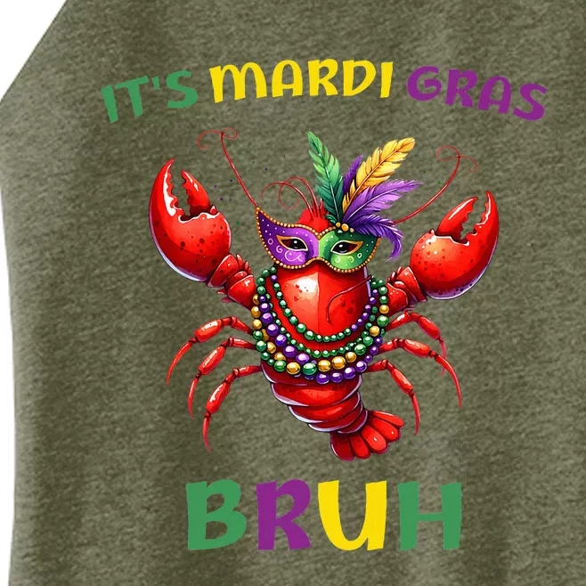 ItS Mardi Gras Bruh Crawfish Carnival Happy Mardi Gras Women’s Perfect Tri Rocker Tank