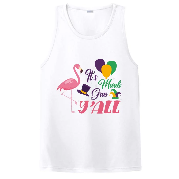 It's Mardi Gras Y'all Performance Tank