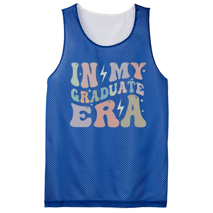 In My Graduate Era College Grad Senior Class High School Funny Gift Mesh Reversible Basketball Jersey Tank