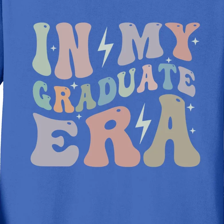 In My Graduate Era College Grad Senior Class High School Funny Gift Kids Long Sleeve Shirt