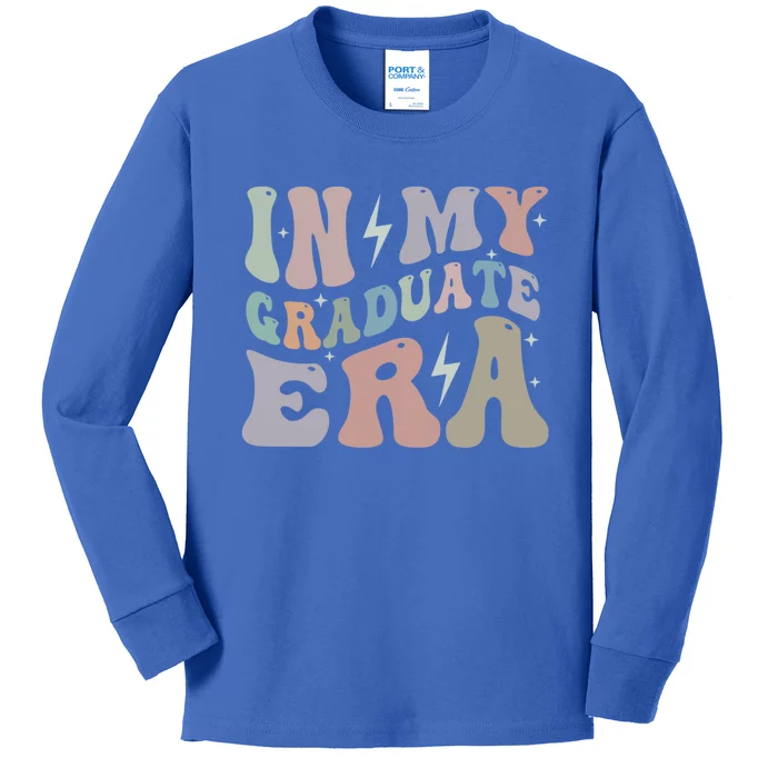 In My Graduate Era College Grad Senior Class High School Funny Gift Kids Long Sleeve Shirt