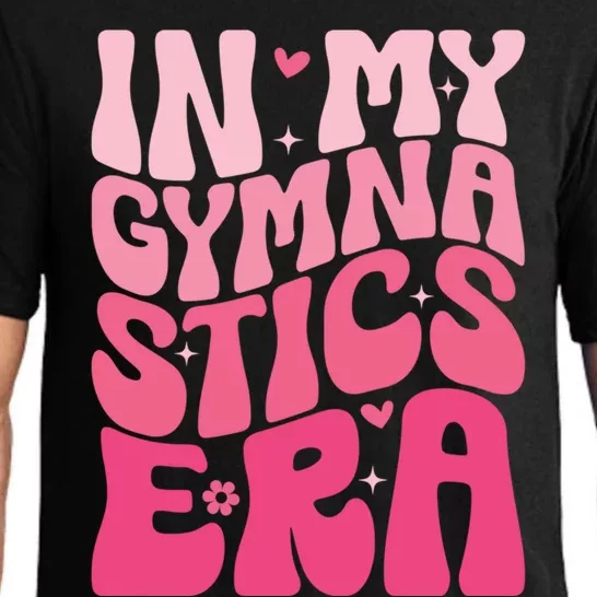 In My Gymnastics Era Groovy Gymnastics Birthday Cool Gift Pajama Set