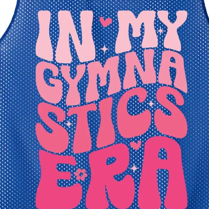 In My Gymnastics Era Groovy Gymnastics Birthday Cool Gift Mesh Reversible Basketball Jersey Tank