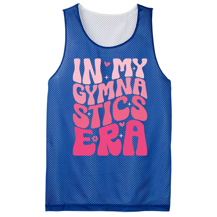 In My Gymnastics Era Groovy Gymnastics Birthday Cool Gift Mesh Reversible Basketball Jersey Tank