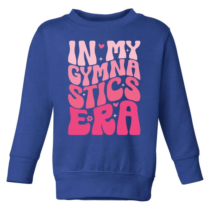 In My Gymnastics Era Groovy Gymnastics Birthday Cool Gift Toddler Sweatshirt