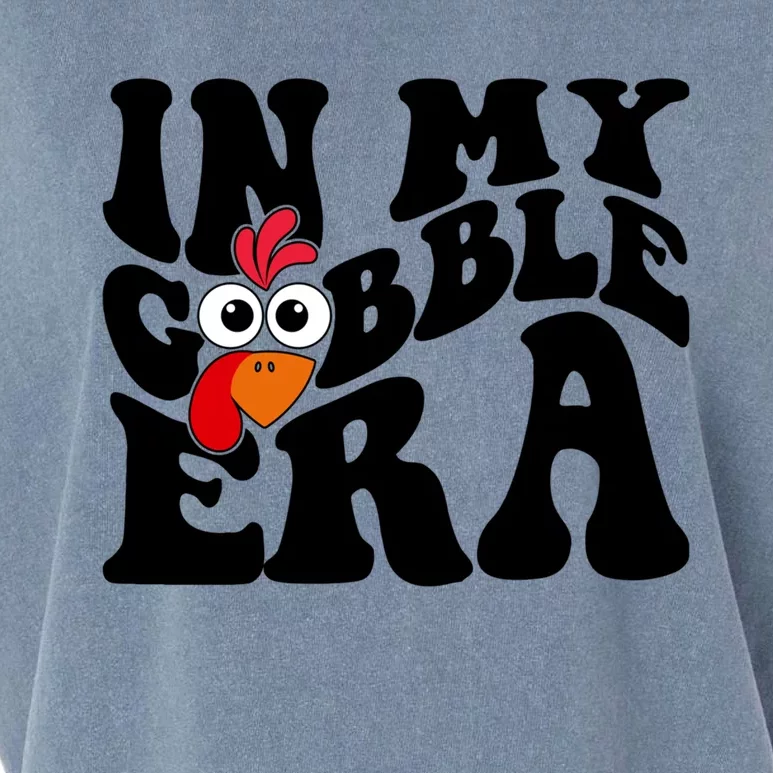 In My Gobble Era Thanksgiving Gobble Squad Turkey Cute Gift Garment-Dyed Women's Muscle Tee