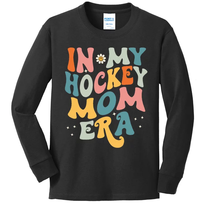 In My Hockey Mom Era Kids Long Sleeve Shirt