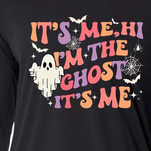 Its Me Hi Im The Ghost Its Me Happy Halloween Cooling Performance Long Sleeve Crew