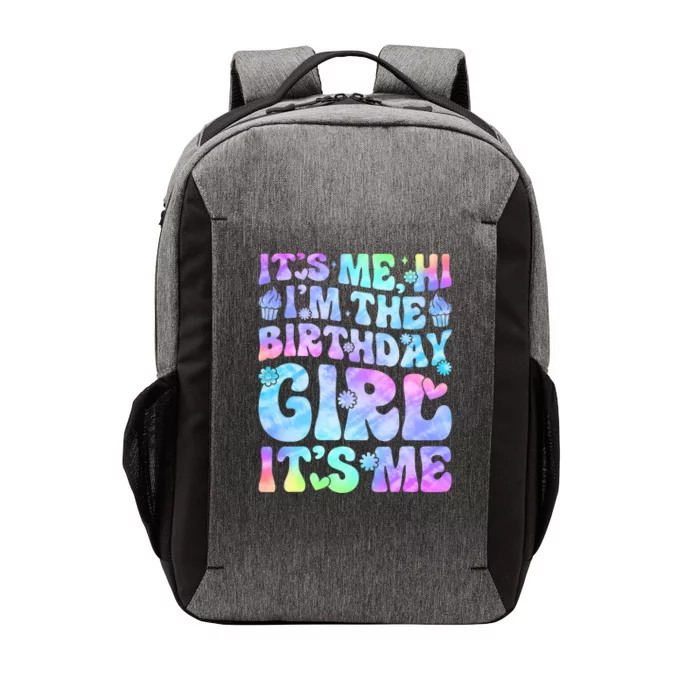 Its Me Hi Im The Birthday Girl Its Me Groovy Vector Backpack