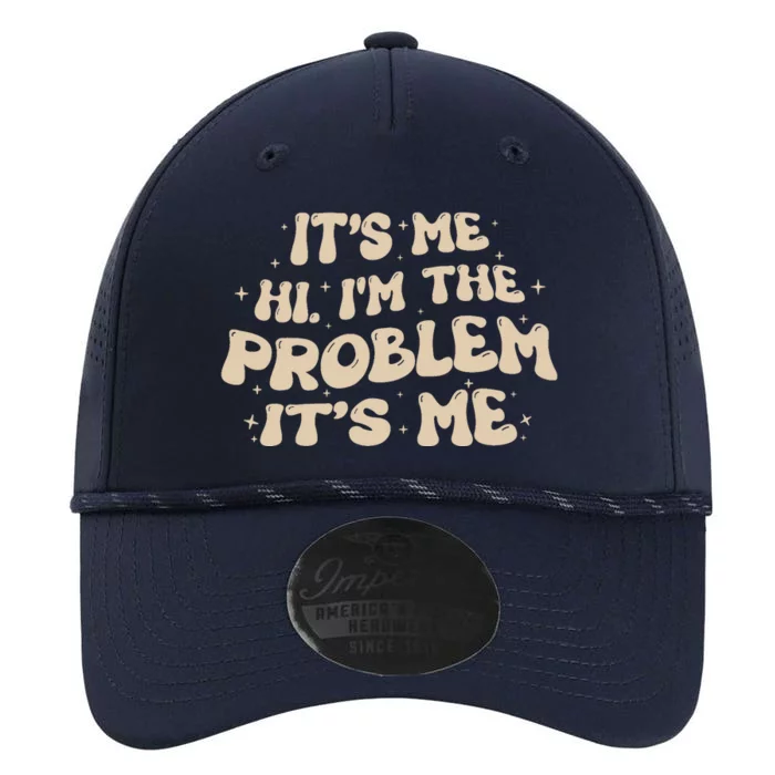 It's Me, Hi, I'm The Problem Funny Groovy Vintage Performance The Dyno Cap