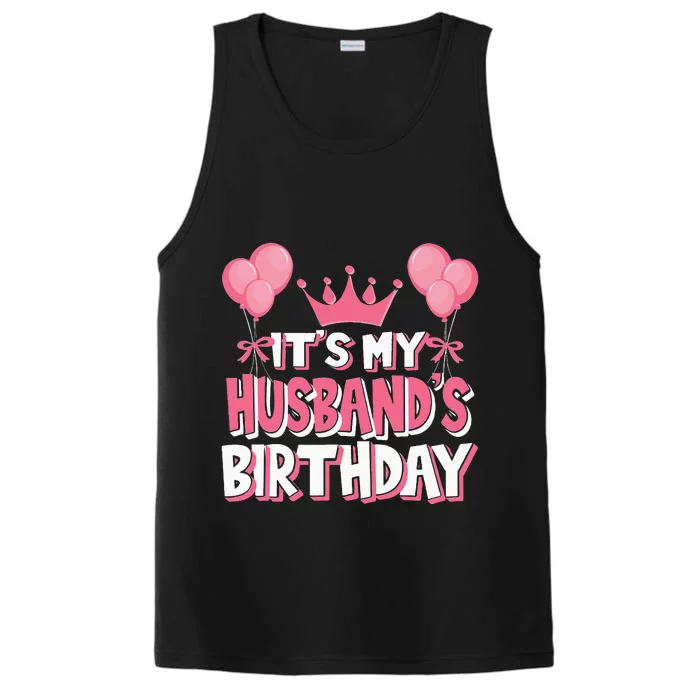 Its My Husbands Birthday Celebration Performance Tank