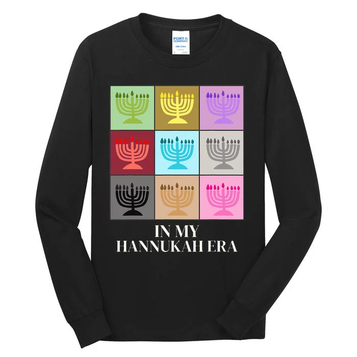 In My Hanukkah Era Ugly Jewish Xmas Funny Christmas Hanukkah Tall Long Sleeve T-Shirt