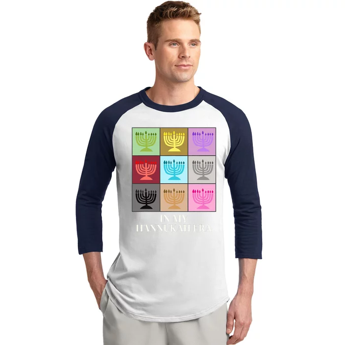 In My Hanukkah Era Ugly Jewish Xmas Funny Christmas Hanukkah Baseball Sleeve Shirt