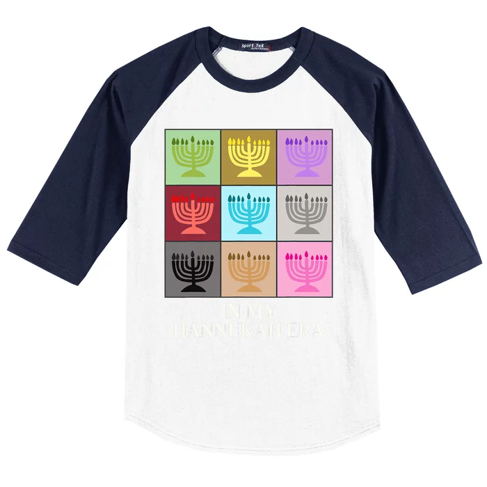 In My Hanukkah Era Ugly Jewish Xmas Funny Christmas Hanukkah Baseball Sleeve Shirt