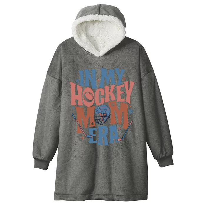 In My Hockey Mom Era Hockey Mom Hooded Wearable Blanket