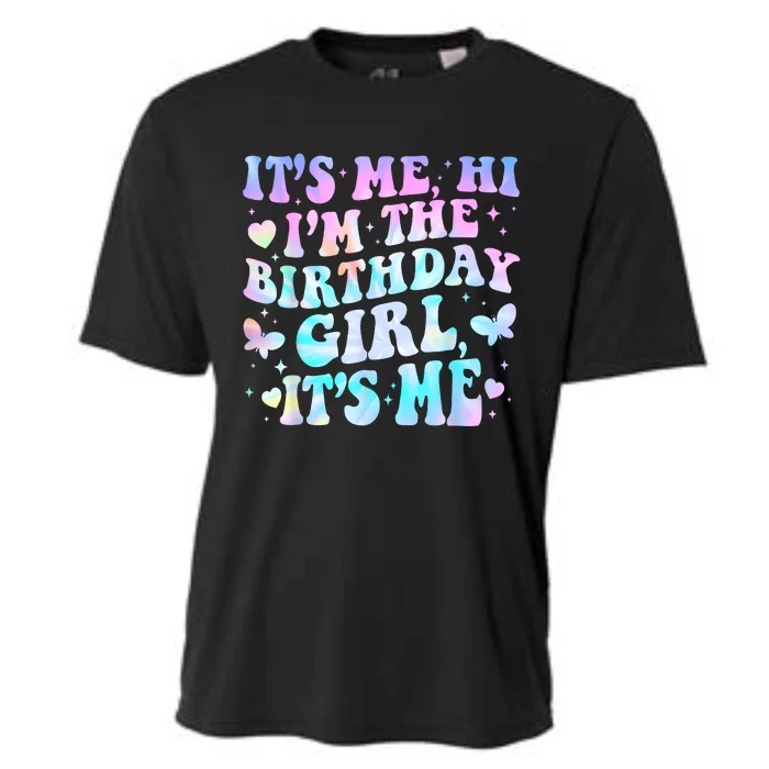 Its Me Hi Im Birthday Girl Its Me Groovy For Girls Cooling Performance Crew T-Shirt