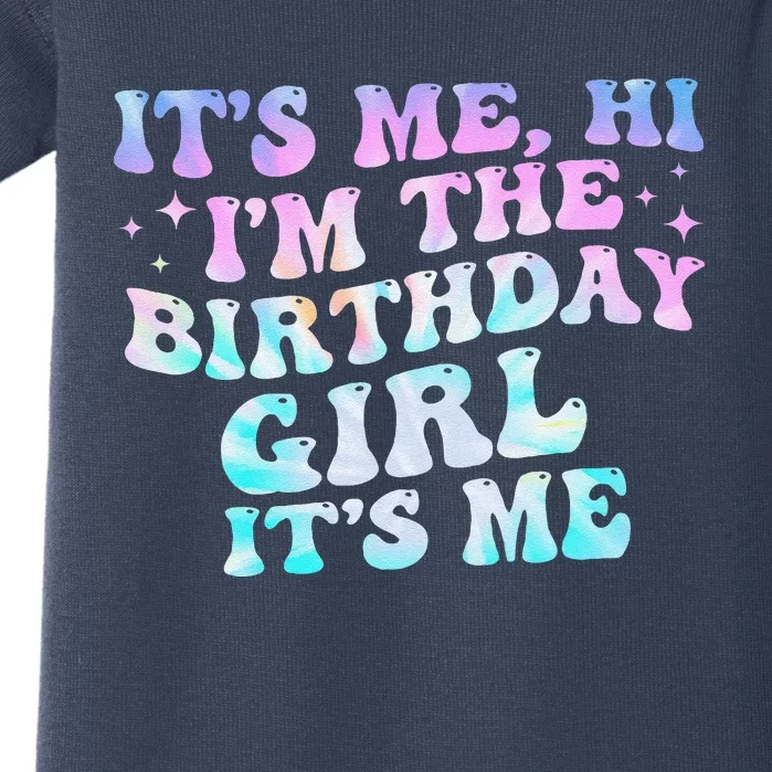 ItS Me Hi IM Birthday Girl ItS Me Groovy Baby Bodysuit