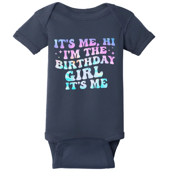 ItS Me Hi IM Birthday Girl ItS Me Groovy Baby Bodysuit