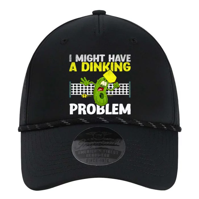 I Might Have A Ing Problem Funny Pickleball Paddleball Gift Performance The Dyno Cap