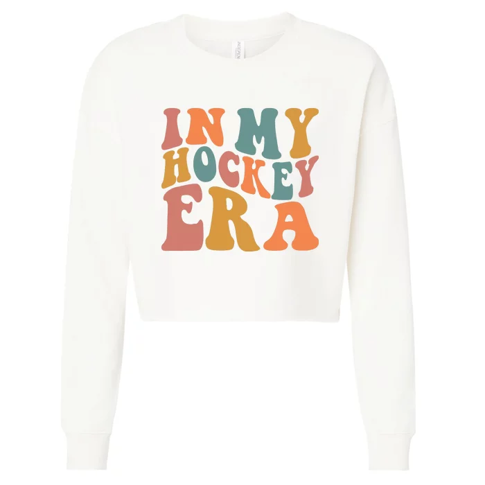 In My Hockey Era Cropped Pullover Crew