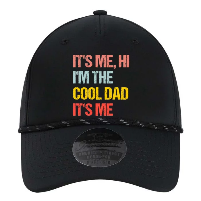 It's Me Hi I'm The Cool Dad It's Me Fun Fathers Day Daddy Performance The Dyno Cap